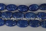 CNL480 15.5 inches 9*13mm oval natural lapis lazuli gemstone beads