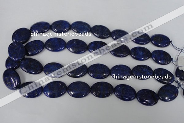 CNL485 15.5 inches 18*25mm oval natural lapis lazuli gemstone beads