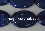 CNL486 15.5 inches 20*30mm oval natural lapis lazuli gemstone beads