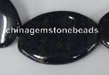 CNL487 15.5 inches 25*35mm oval natural lapis lazuli gemstone beads