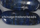 CNL490 15.5 inches 18*50mm oval natural lapis lazuli gemstone beads