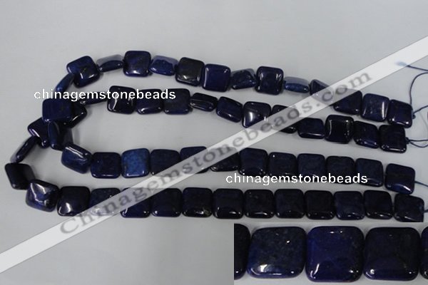 CNL513 15.5 inches 14*14mm square natural lapis lazuli gemstone beads