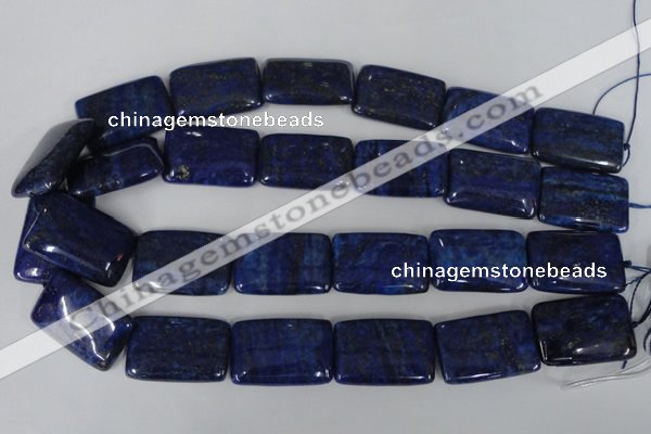 CNL537 15.5 inches 20*30mm rectangle natural lapis lazuli gemstone beads