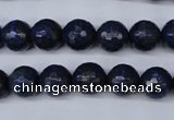 CNL603 15.5 inches 10mm faceted round natural lapis lazuli gemstone beads