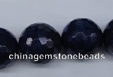 CNL608 15.5 inches 20mm faceted round natural lapis lazuli gemstone beads