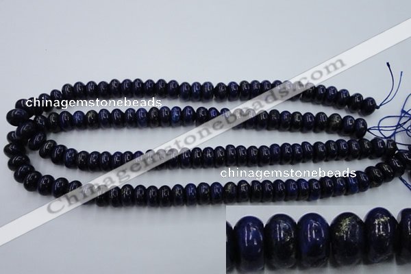 CNL612 15.5 inches 6*10mm rondelle natural lapis lazuli gemstone beads