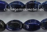 CNL637 15.5 inches 13*19mm star fruit shaped natural lapis lazuli beads