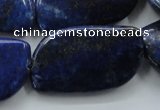 CNL650 15.5 inches 21*38mm marquise natural lapis lazuli beads