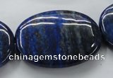 CNL665 15.5 inches 30*40mm oval natural lapis lazuli beads