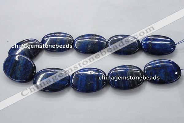 CNL665 15.5 inches 30*40mm oval natural lapis lazuli beads