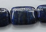 CNL672 15.5 inches 22*30mm rectangle natural lapis lazuli beads