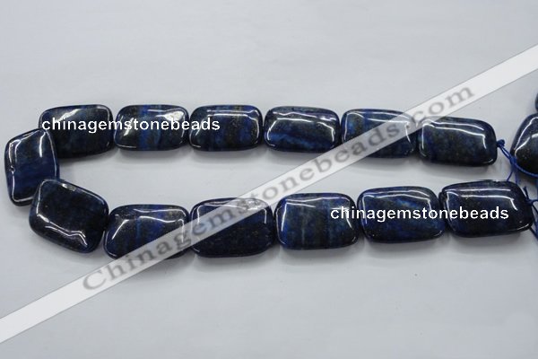 CNL672 15.5 inches 22*30mm rectangle natural lapis lazuli beads