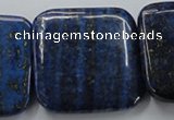 CNL685 15.5 inches 40*40mm square natural lapis lazuli beads