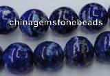 CNL717 15.5 inches 14mm round natural lapis lazuli gemstone beads