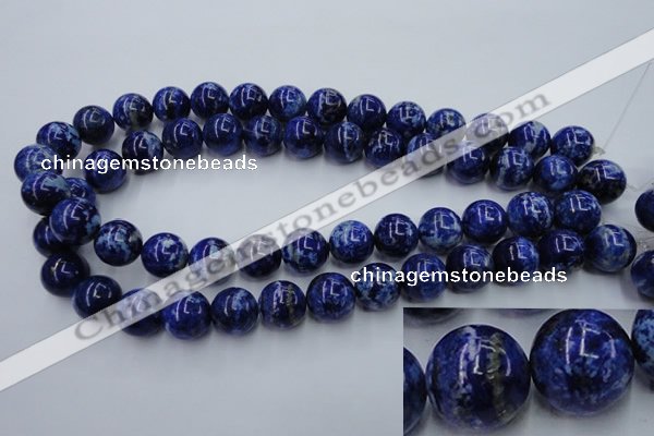 CNL717 15.5 inches 14mm round natural lapis lazuli gemstone beads