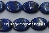 CNL754 15.5 inches 15*20mm oval natural lapis lazuli gemstone beads