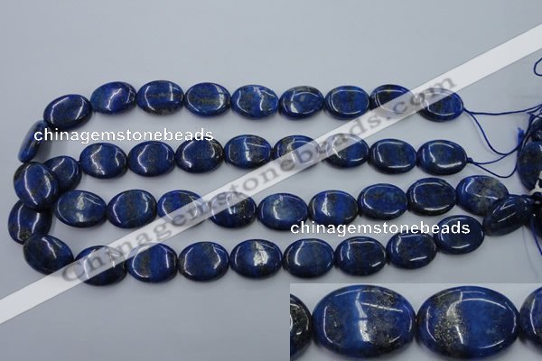 CNL754 15.5 inches 15*20mm oval natural lapis lazuli gemstone beads