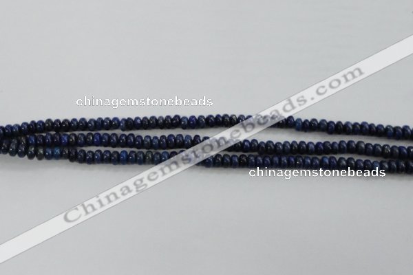 CNL860 15.5 inches 2*4mm rondelle natural lapis lazuli gemstone beads