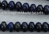 CNL864 15.5 inches 8*12mm rondelle natural lapis lazuli gemstone beads