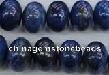 CNL866 15.5 inches 12*16mm rondelle natural lapis lazuli gemstone beads