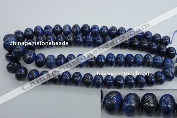 CNL866 15.5 inches 12*16mm rondelle natural lapis lazuli gemstone beads