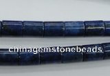 CNL886 15.5 inches 8*10mm tube natural lapis lazuli gemstone beads