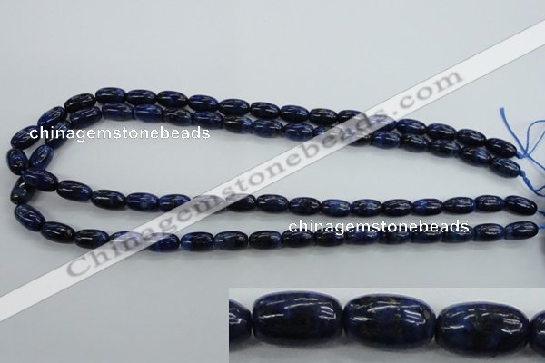 CNL891 15.5 inches 7*12mm rice natural lapis lazuli gemstone beads