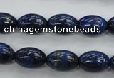 CNL895 15.5 inches 10*14mm rice natural lapis lazuli gemstone beads