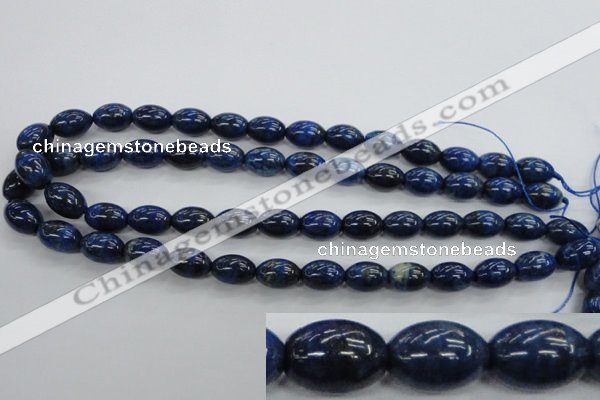 CNL895 15.5 inches 10*14mm rice natural lapis lazuli gemstone beads