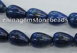 CNL901 15.5 inches 10*14mm teardrop natural lapis lazuli gemstone beads