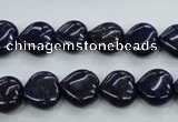 CNL932 15.5 inches 12*12mm heart natural lapis lazuli gemstone beads