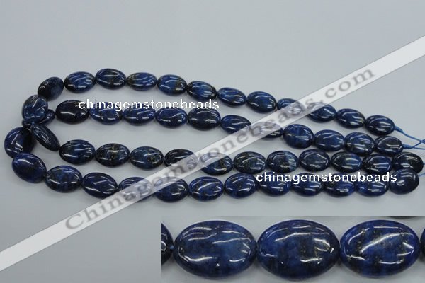 CNL942 15.5 inches 12*16mm oval natural lapis lazuli gemstone beads