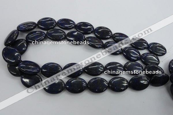 CNL945 15.5 inches 18*25mm oval natural lapis lazuli gemstone beads