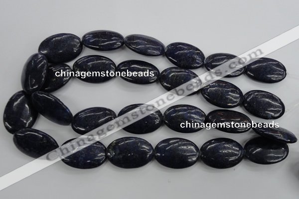 CNL946 15.5 inches 20*30mm oval natural lapis lazuli gemstone beads