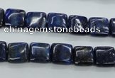 CNL961 15.5 inches 10*10mm square natural lapis lazuli gemstone beads