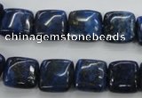 CNL962 15.5 inches 12*12mm square natural lapis lazuli gemstone beads