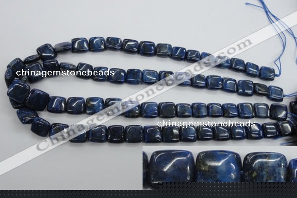 CNL962 15.5 inches 12*12mm square natural lapis lazuli gemstone beads