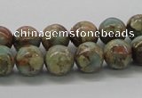 CNS02 16 inches 10mm round natural serpentine jasper beads wholesale