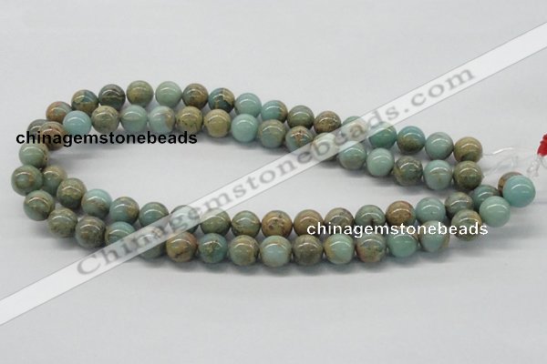 CNS03 16 inches 12mm round natural serpentine jasper beads wholesale