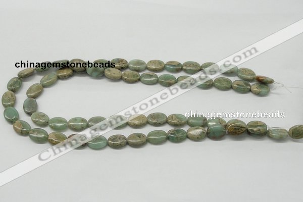 CNS11 16 inches 10*14mm oval natural serpentine jasper beads