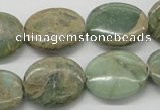 CNS14 16 inches 15*20mm oval natural serpentine jasper beads