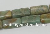 CNS19 16 inches 10*20mm rectangle natural serpentine jasper beads