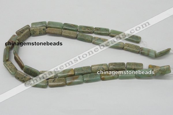 CNS19 16 inches 10*20mm rectangle natural serpentine jasper beads