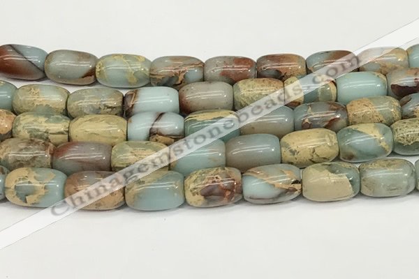 CNS312 15.5 inches 12*16mm drum serpentine jasper beads