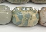 CNS314 15.5 inches 15*20mm drum serpentine jasper beads