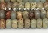 CNS323 15.5 inches 2.5*4mm rondelle serpentine jasper beads