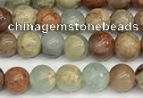 CNS330 15.5 inches 4mm round serpentine jasper beads wholesale