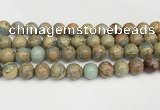 CNS334 15.5 inches 12mm round serpentine jasper beads wholesale