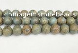 CNS337 15.5 inches 18mm round serpentine jasper beads wholesale