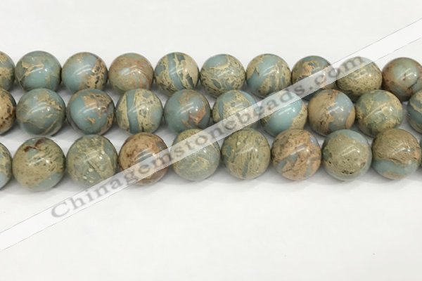 CNS337 15.5 inches 18mm round serpentine jasper beads wholesale